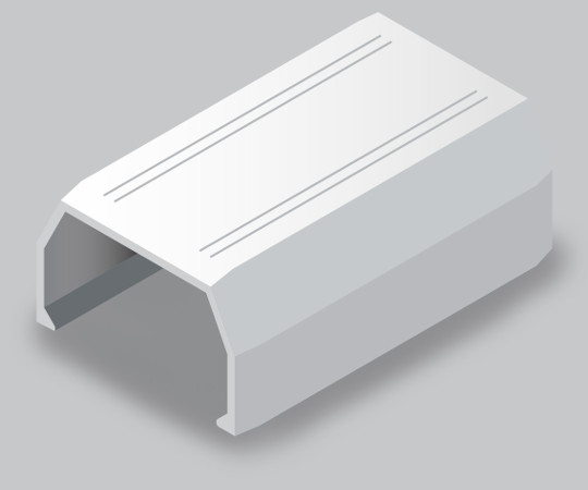 ニュー・エフモール付属品　ジョイントカバー　1号　ホワイト