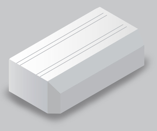 ニュー・エフモール付属品　エンド　3号　ホワイト