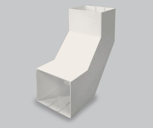 エムケーダクト付属品　内大マガリ　8号　クリーム