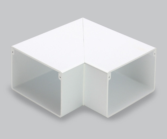 エムケーダクト付属品　平面マガリ　130×60型　ホワイト