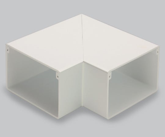 エムケーダクト付属品　平面マガリ　3号40型　クリーム