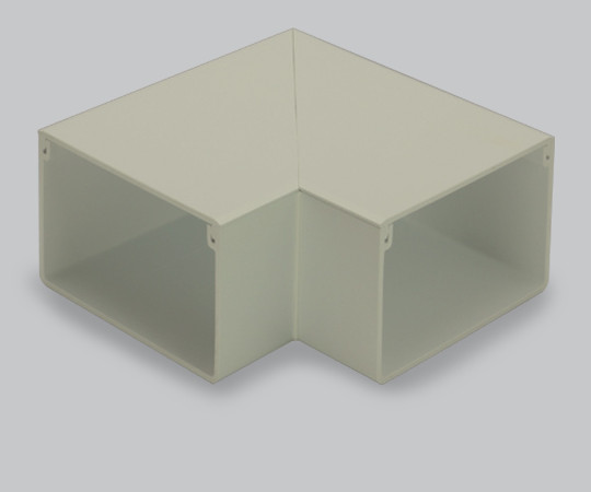 エムケーダクト付属品　平面マガリ　130×60型　ライトベージュ