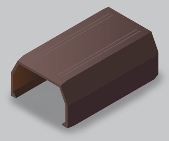 ニュー・エフモール付属品　ジョイントカバー　1号　チョコ