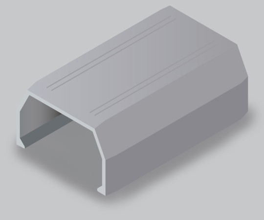 ニュー・エフモール付属品　ジョイントカバー　3号　グレー