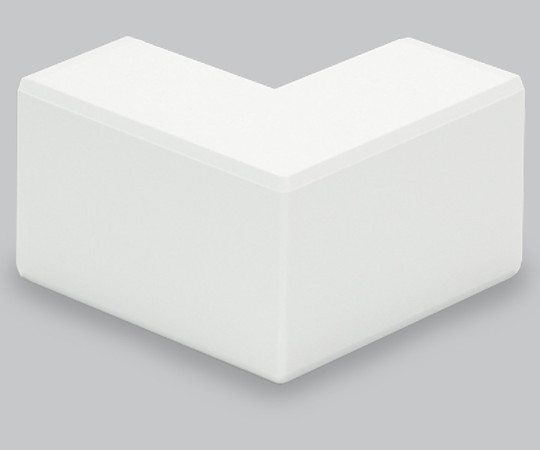 エムケーダクト付属品　外マガリ　後付け型　1号　ホワイト