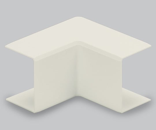 エムケーダクト付属品　内マガリ　後付け型　1号　クリーム