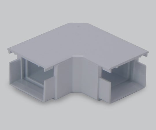 エムケーダクト付属品　平面マガリ　1号　グレー