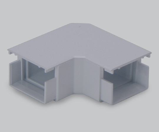 エムケーダクト付属品　平面マガリ　2号　グレー