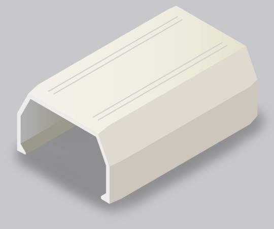 ニュー・エフモール付属品　ジョイントカバー　4号　ミルキーホワイト