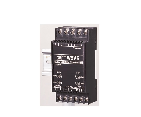 絶縁2出力端子台形信号変換器　W5・UNIT　シリーズ　W5DY-AA-R
