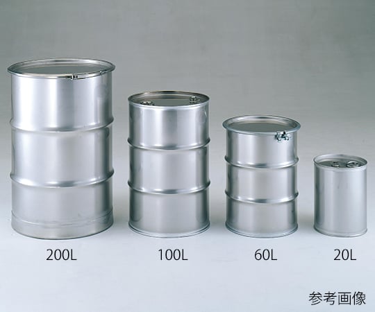 SUS304ドラム缶　200L（R底）SUSバンド・SP　OM1108-70
