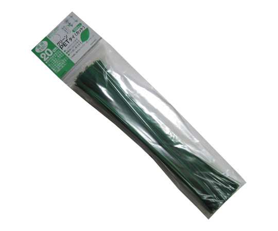 グリーンPETタイ　100本入　20cm