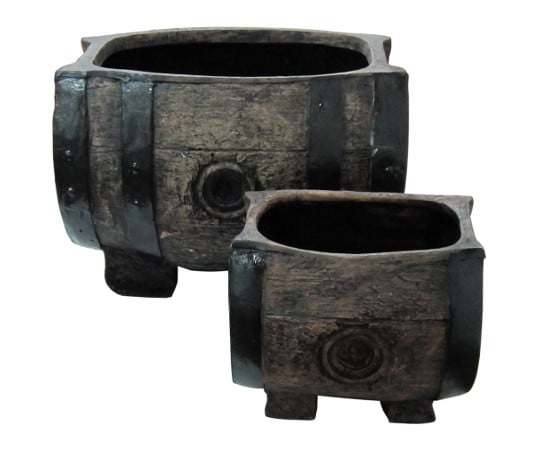 樽型プランター　25/43型セット