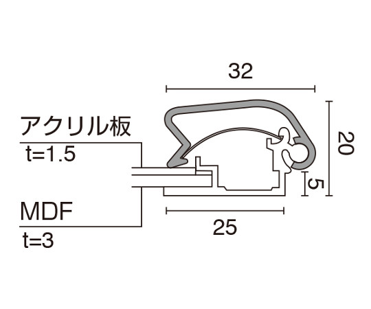 メディアグリップ　B3　ゴールド（屋内仕様）　MG-32R