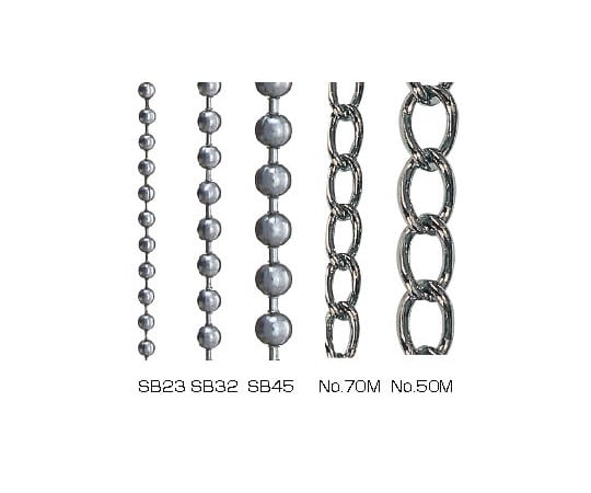 ステンレスボールチェーン　30m巻　No.45