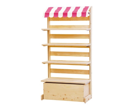 システムゴンドラ什器 片面h1800 無塗装 ハヤノ産業 Axel アズワン