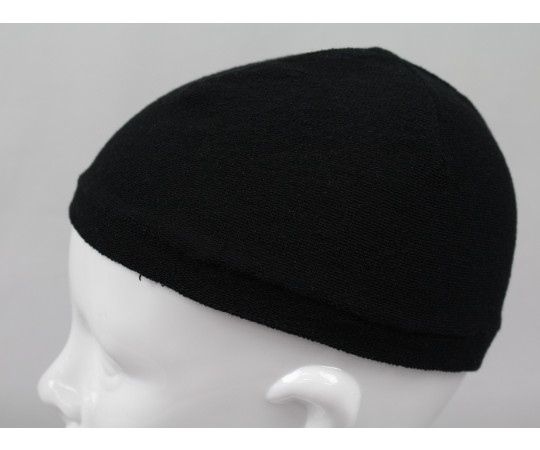 抗菌防臭ヘルニットキャップ　ブラック