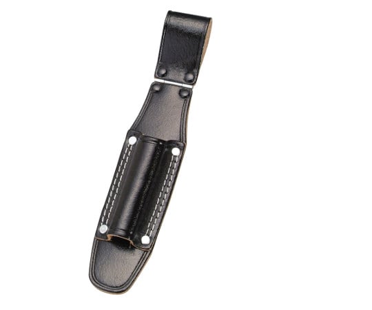 牛黒皮ラチェット差し（丁番付・二重縫・型押）　