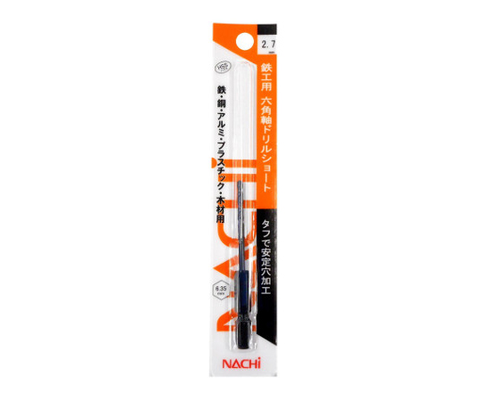 NACHI(ナチ) 鉄工用六角軸ドリルショート 2.7mm 6SDPS2.7