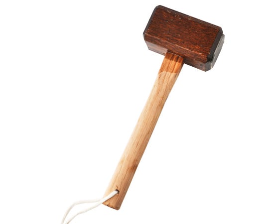 2面鉄プレート付　片手カケヤ　75ミリ