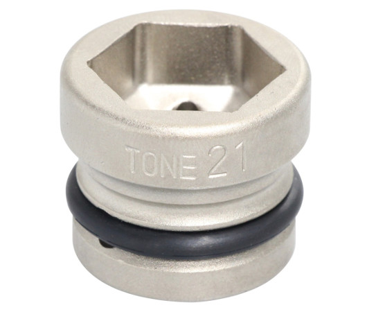 63-2932-76 インパクト用ショートソケット 21mm 4NV-21SS 【AXEL