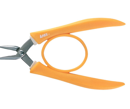 ステンレス製精密ラバーグリップやっとこ両丸　135mm