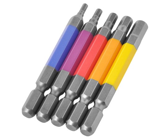 六角レンチカラービット5本組