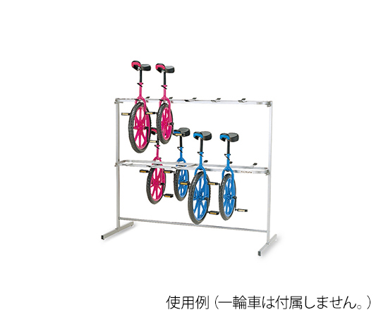 63-2961-34 一輪車ラック 2段20台掛 EKD119 【AXEL】 アズワン