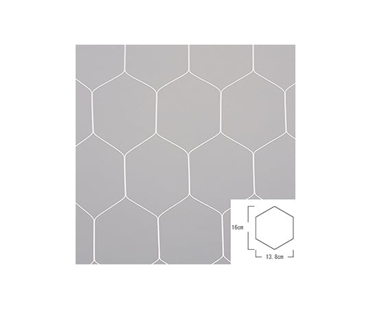 一般サッカーゴールネット亀甲　S115