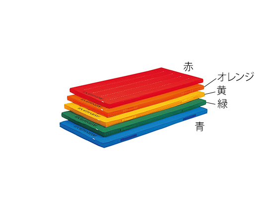 エコ・カラーマット　すべり止付　120×240×5cm　黄