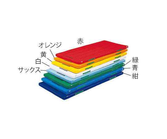 63-2969-32 防ダニカラーペットマット すべり止付 120×240×5cm 黄