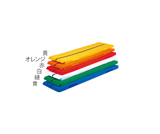 63-2971-81 エコカラーハーフマット 連結すべり止付 白 EKM431-90