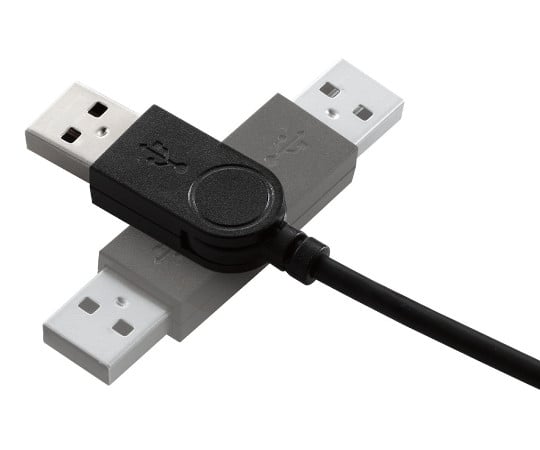 63-2995-60 機能主義USBハブ 長ケーブル4ポート U2H-TZ427BBK