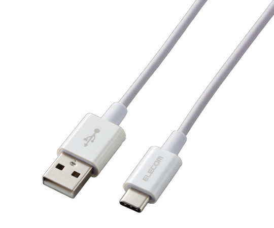 激安超安値 63-2997-79 やわらか耐久USB Type-Cケーブル ホワイト 0.7m MPA-ACYS07NWH 国産品