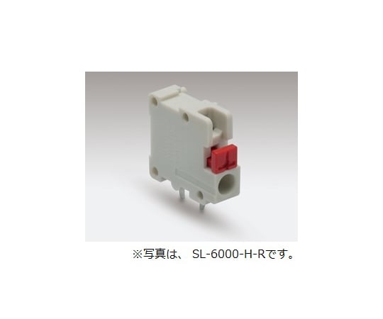 スクリューレス端子台　横型　プリント基板用　撚線/単線　フェルール端子対応　黒