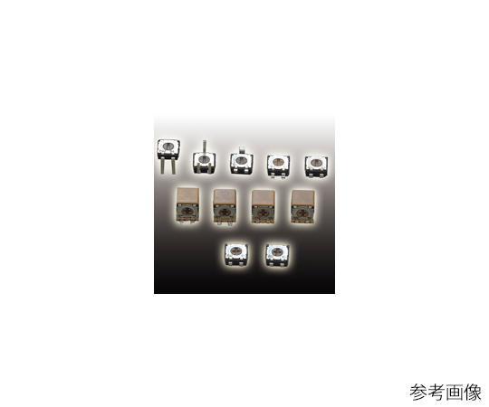 トリマポテンショメータ　1回転型　マイナスロータ　上面調整　ガル・ウィング　100KΩ