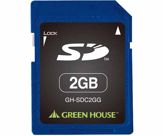スタンダードSDメモリーカード 2GB GHSDC2GG