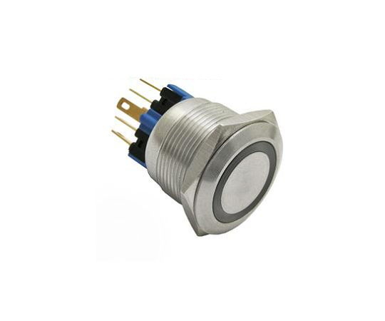 売れ筋介護用品も！ 63-3046-27 防水型押しボタンスイッチ（照光式：赤） GQ22-11E/R 配信機器・PA機器・レコーディング機器