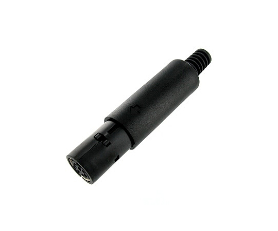 ミニDIN中継ジャック　6P