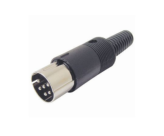 DINプラグ6P　ケーブル挿入穴Φ8