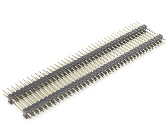 連結ピンヘッダ　80ピン（40ピン×2列）　6/16/3　2.54mmピッチ