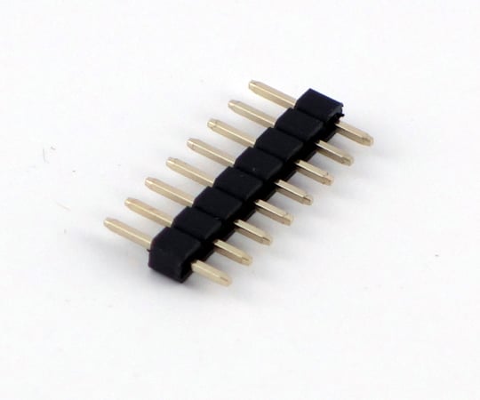 ロープロファイルピンヘッダ　（8ピン×1列）　2.54mmピッチ　基板用