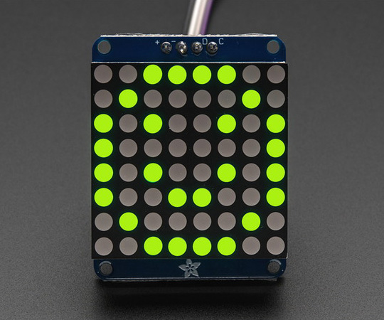 1.2インチLEDマトリックス基板（緑色）