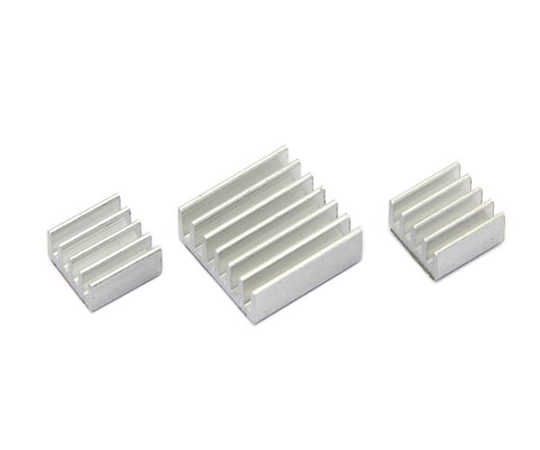 Aluminum　Heatsink　Kit　for　Raspberry　Pi