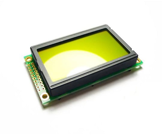 Graphic　LCD　128*64　（KS0108　ctrl）　-　D.Blue　and　Yellow　Green