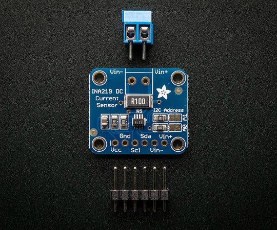 INA219　High　Side　DC　Current　Sensor　Breakout　-　26V　±3.2A　Max