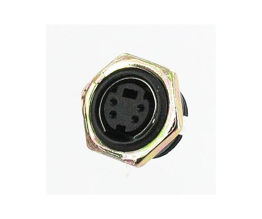 ミニDINジャック　4P　パネル取付型