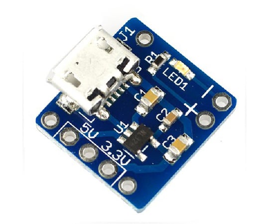 MicroUSB接続5V/3.3V電源ボード