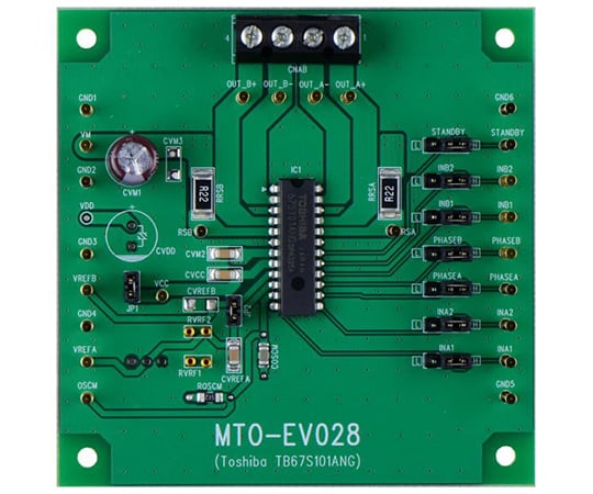 ステッピングモータドライバIC（TB67S101ANG）評価基板　MTO-EV028(TB67S101ANG)