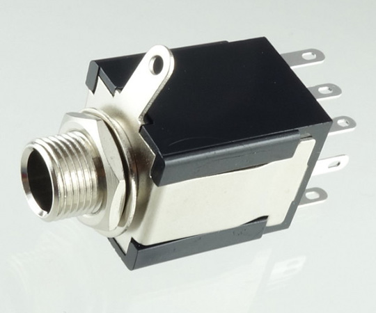 6.3mmステレオジャック（スイッチ付き、ボックス型）